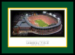 Lambeau Field Poster Green Bay Packers Framed Picture