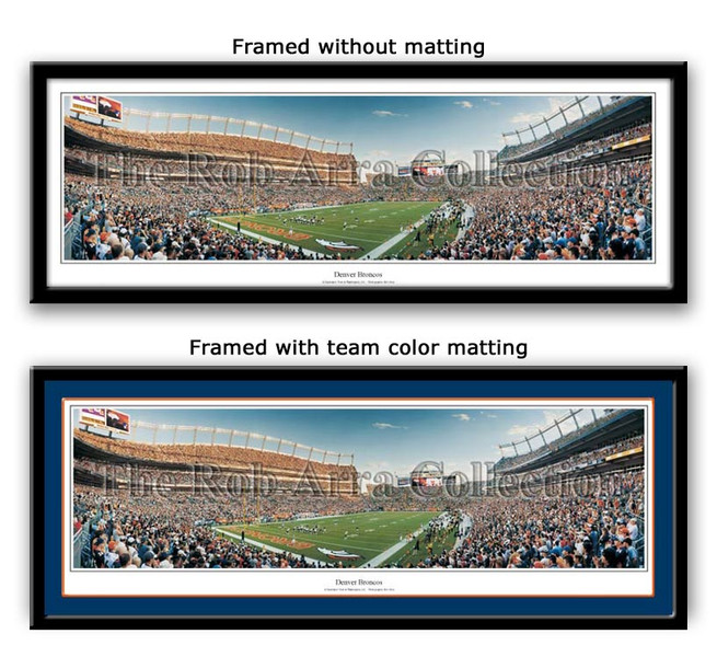 Denver Broncos Mile High Stadium Framed Picture