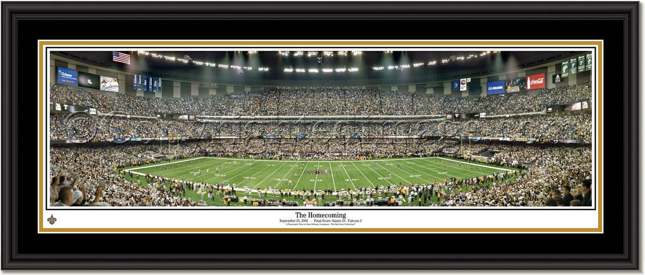 New Orleans Saints Superdome The Homecoming. Sports Memorabilia and Prints from My Team Prints.