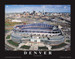 Denver Broncos Mile High Stadium Framed Aerial 2007 Poster
