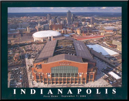 Lucas Oil Stadium In Indianapolis Indiana Stock Photo - Download