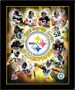 Pittsburgh Steelers 6 Time Super Bowl Greats Framed Poster
