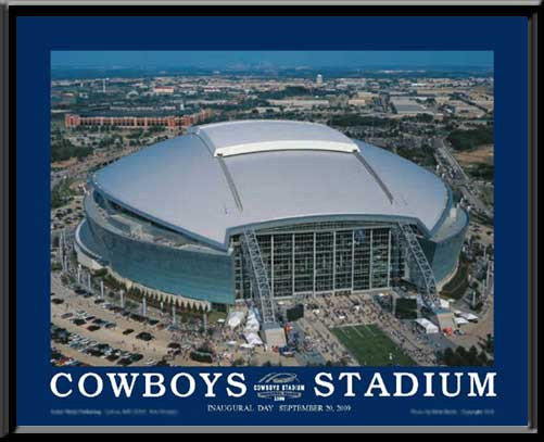 dallas cowboys stadium framed pictures