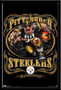 Pittsburgh Steelers NFL Mascot Poster "Grinding It Out"
