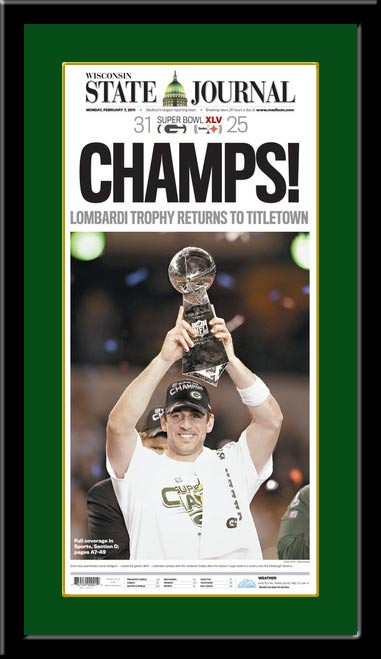 Green Bay Glory Day Super Bowl Headlines