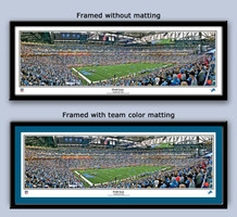 Detroit Lions Ford Field Rob Arra Panoramic Framed Poster