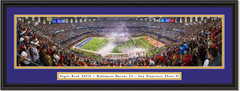 Baltimore Ravens Super Bowl XLVII Framed Print