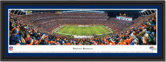 Denver Broncos Mile High Stadium Framed Panoramic Picture