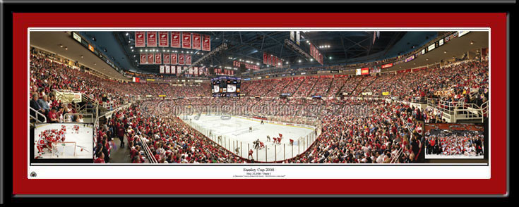 Detroit Red Wings 2008 Stanley Cup Champions With Insets Poster