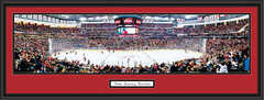 New Jersey Devils Prudential Center Framed Hockey Poster