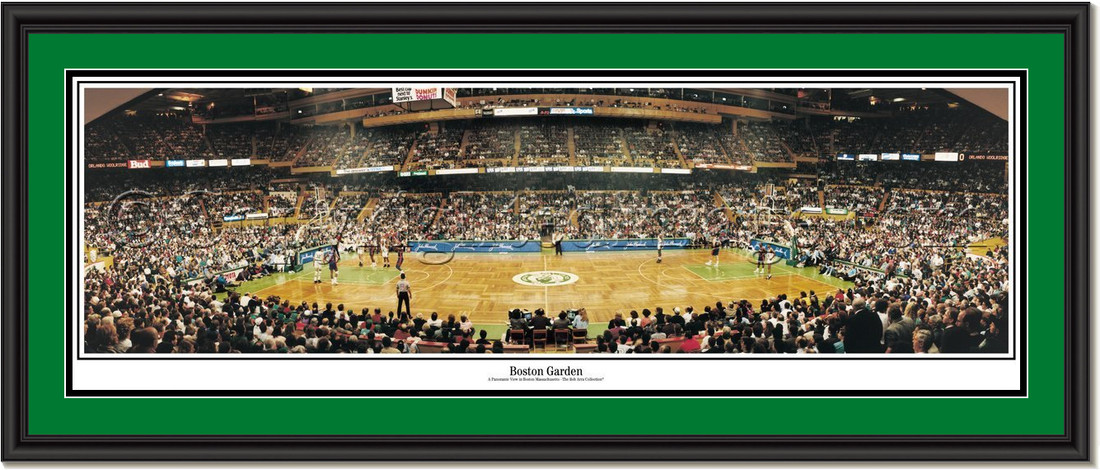 Boston Celtics Boston Garden Panoramic Poster