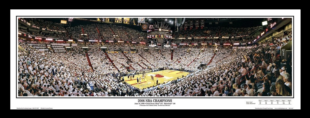 Miami Heat 2006 NBA Championship Poster Miami Heat 