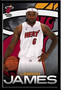 Lebron James Miami Heat Framed Poster