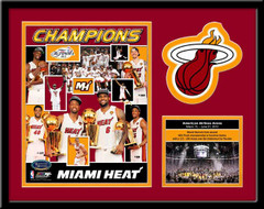 Miami Heat Memories and Milestones 2012 Championship Framed Picture