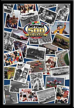 Daytona 500 Framed Picture Collage
