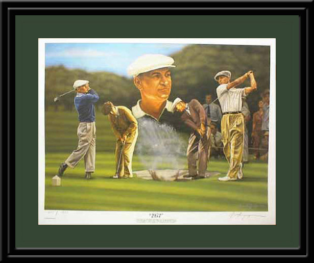 Ben Hogan 1953 Golf Print Framed Golf Art Picture