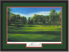 Hazeltine #6 Framed Golf Print