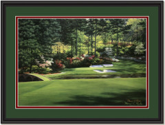 Augusta National Hole #12 Framed Golf Art