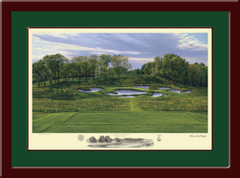 Bethpage State Park 17th Hole Framed Golf Print