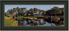 Tournament Time at Sawgrass Panoramic Framed Photo