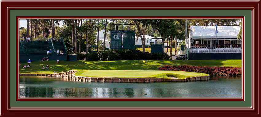 TPC Sawgrass Panoramic Framed Golf Photo