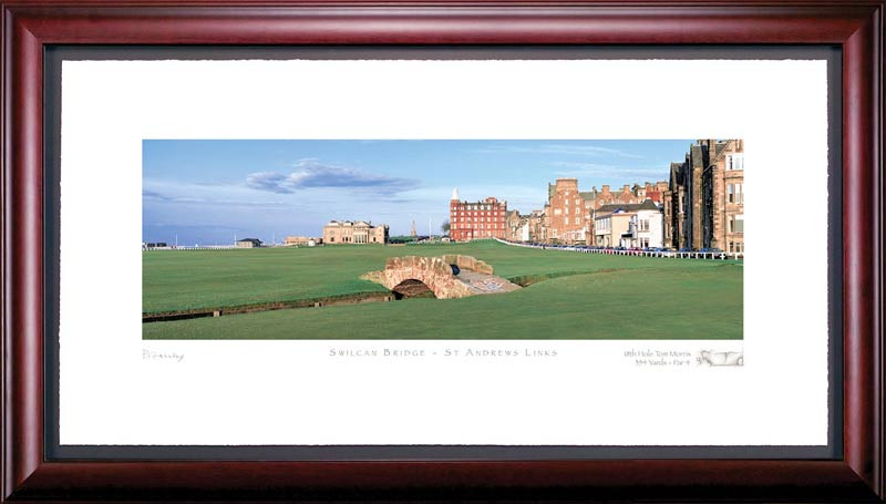 St Andrews Swilken Bridge Framed Golf Art Print St Andrews Swilken Bridge Framed Golf Art Print