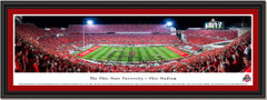 Script Ohio Football Stadium Panoramic Framed Picture