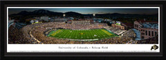 Colorado Folsom Field Framed Football Poster