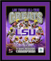 LSU Tigers All Time Greats Framed Picture