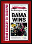 Alabama 2011 Championship Stadium Front Page Poster
