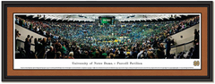 Notre Dame Basketball Purcell Pavilion Framed Picture