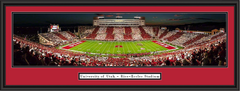 Utah Utes Stripe the Stadium Panoramic Poster