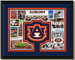 Auburn Tigers Memories and Milestones Framed Picture
