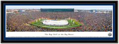 The Big Chill at The Big House Panoramic Poster Blue mat