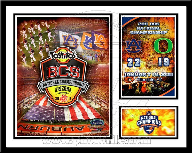 Auburn BCS Champions Memories and Milestones Framed Picture