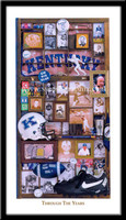 Kentucky Wildcats Football Through the Years Framed Picture