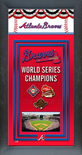 Atlanta Braves World Series Championship Banner