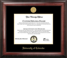 University of Colorado Gold Embossed Diploma Frame
