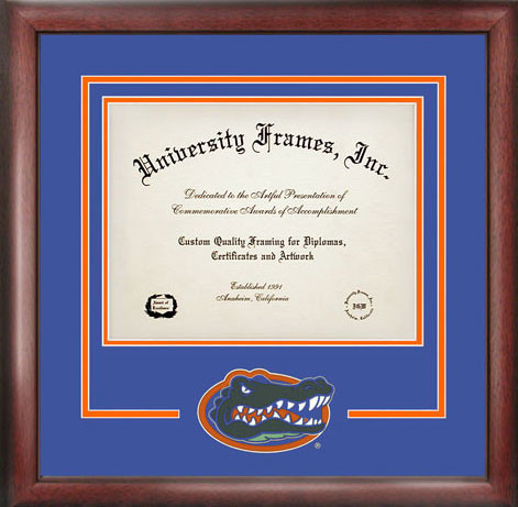 University Of Florida Spirit Diploma Certificate Frame