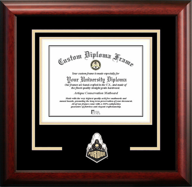 Purdue University Spirit Diploma Frame