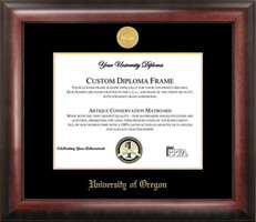 Oregon Gold Embossed Diploma Framing