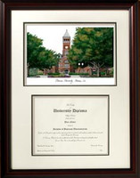 Clemson University Scholar Diploma Frame