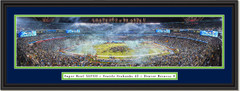 Seattle Seahawks Super Bowl XLVIII Framed Picture Double Mat and Black Frame