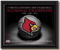 Louisville 3-Time National Champions Framed Picture