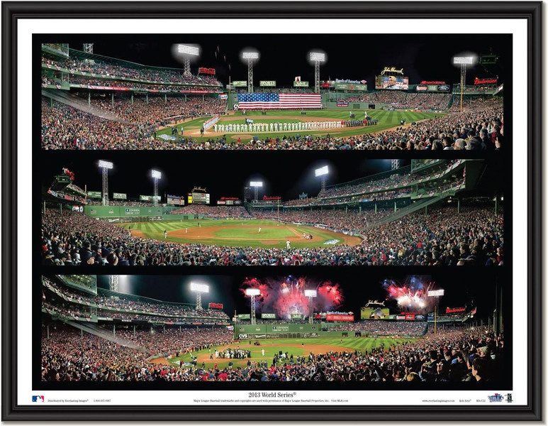 Boston Red Sox 2013 Triple Collage Framed Picture