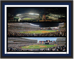 New York Yankees Stadium Triple Collage Framed Picture