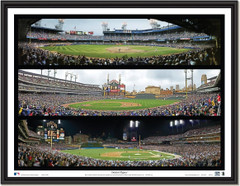 Detroit Tigers Triple Collage Framed Picture