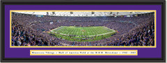 Minnesota Vikings Last Game at the Metrodome Framed Poster