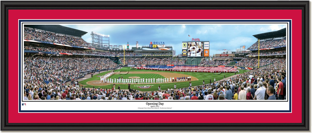 Atlanta Braves Opening Day MLB Framed Picture