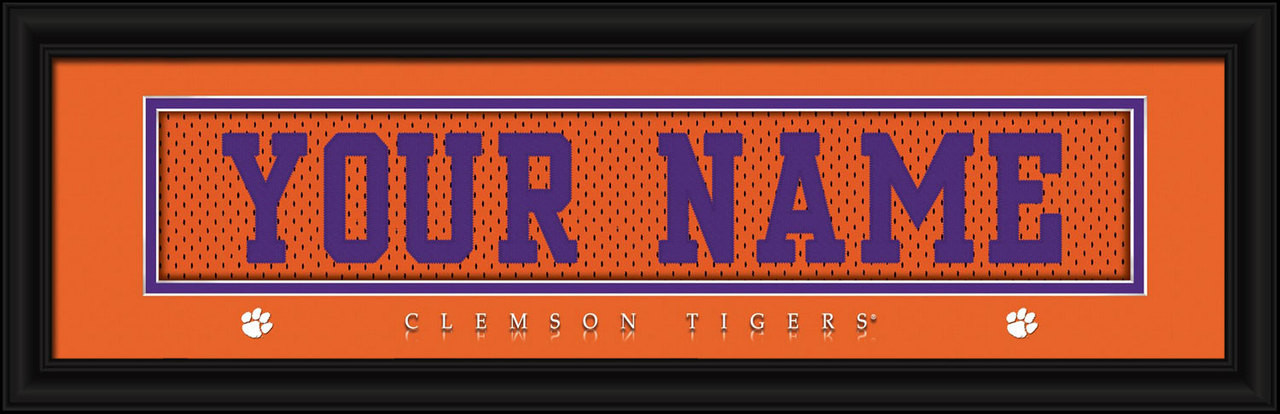 clemson tigers personalized football jersey